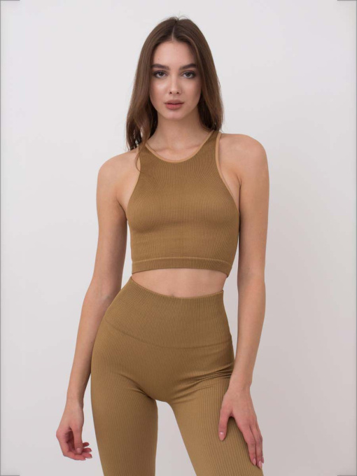 Топ спортивный Giulia halter Top Rib модель UP-00000901 Фото