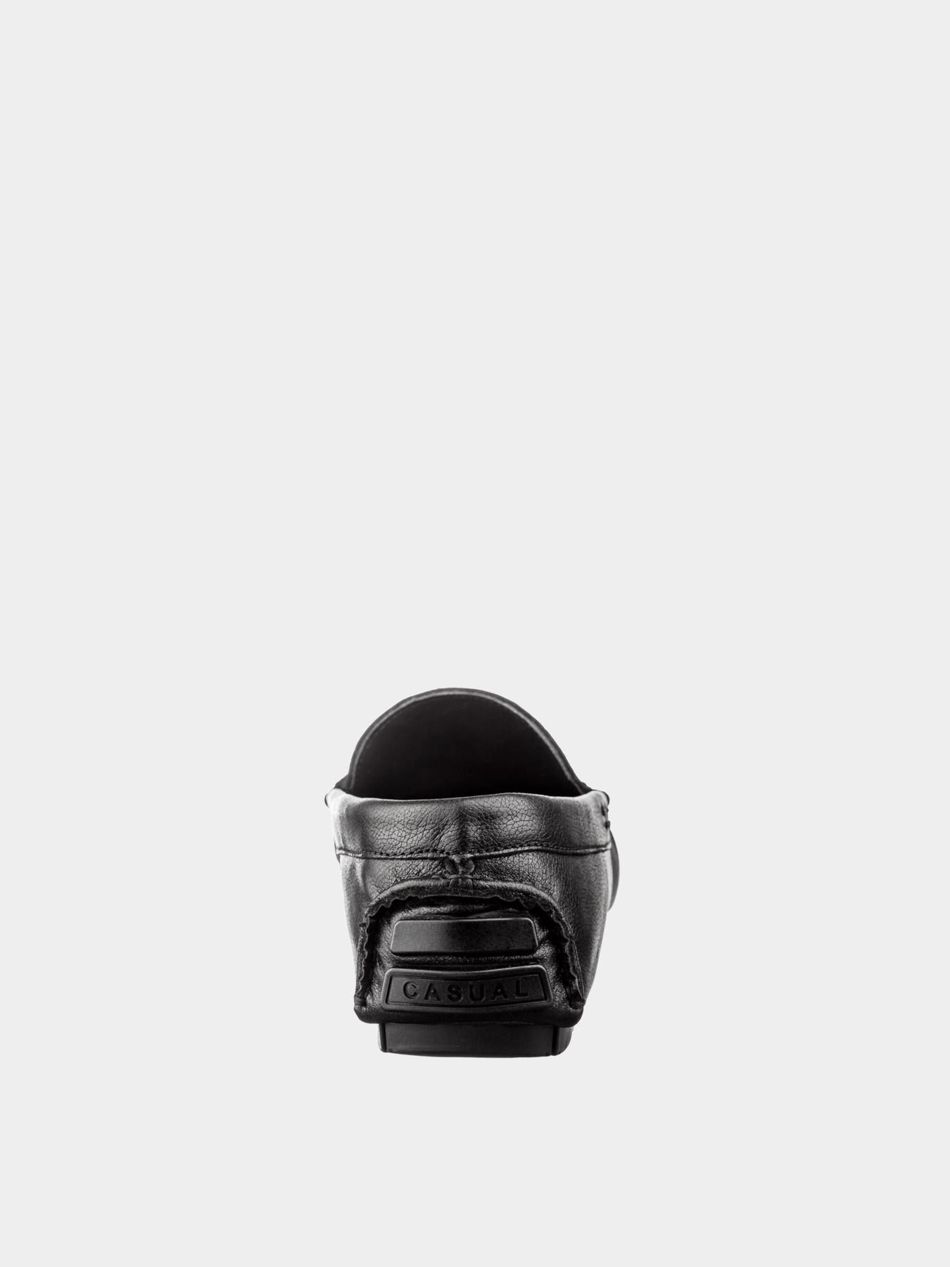 Мокасини Casual модель Кеж-5269/001/1 шкіра чорн-211 Фото
