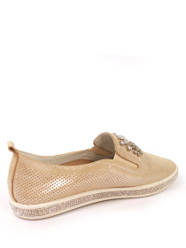 Слипоны It-girl модель PY-182-5B-V-gold Фото