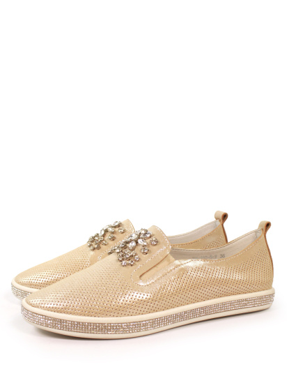 Кеди низькі It-girl модель PY-182-5B-V-gold — фото 6 - INTERTOP