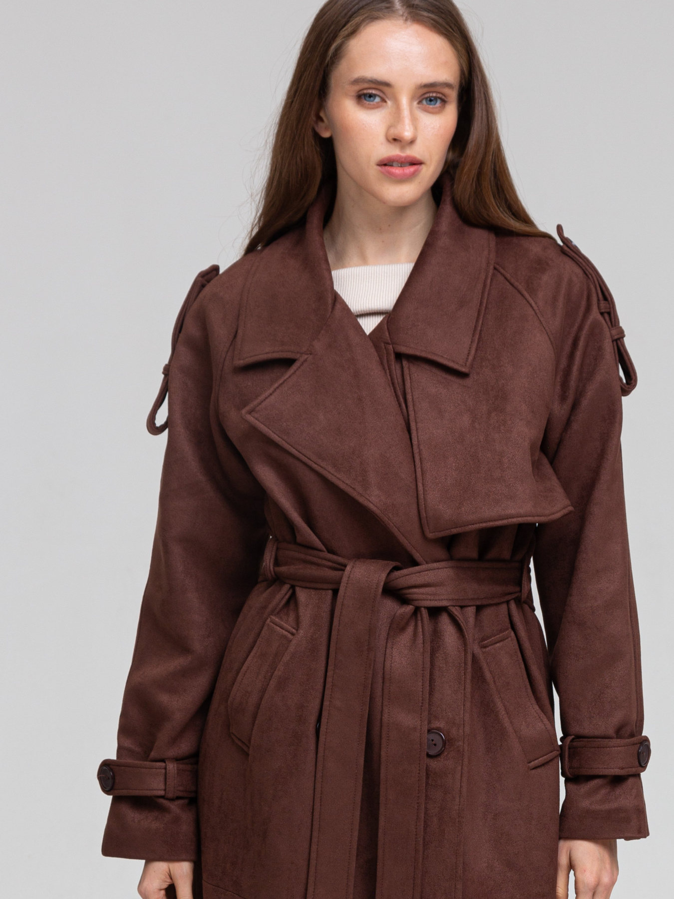 Тренч Famo модель KAR-0564_01 Фото