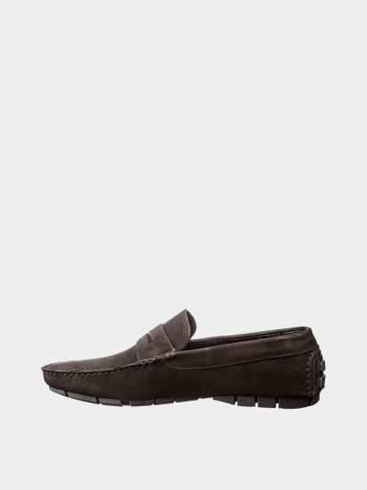 Мокасини Casual модель Кеж-5269/001/29 шкіра нубук чорн-211 — фото - INTERTOP
