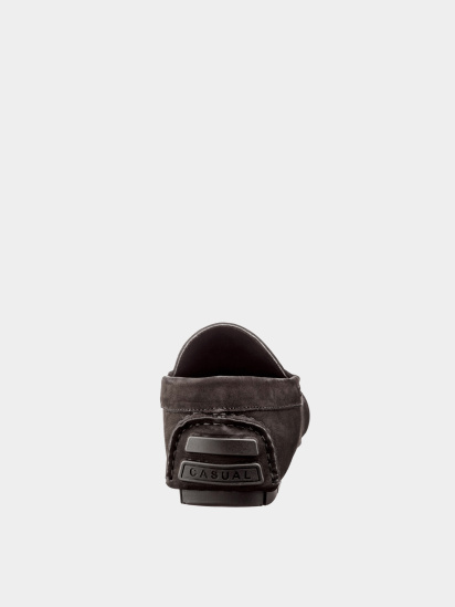 Мокасини Casual модель Кеж-5269/001/29 шкіра нубук чорн-211 — фото 3 - INTERTOP