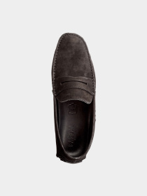 Мокасини Casual модель Кеж-5269/001/29 шкіра нубук чорн-211 Фото