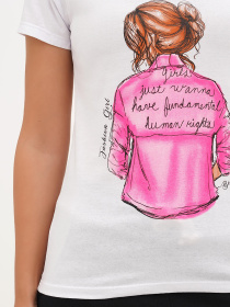 Футболка London Look модель 202-LL-10580_белый Фото