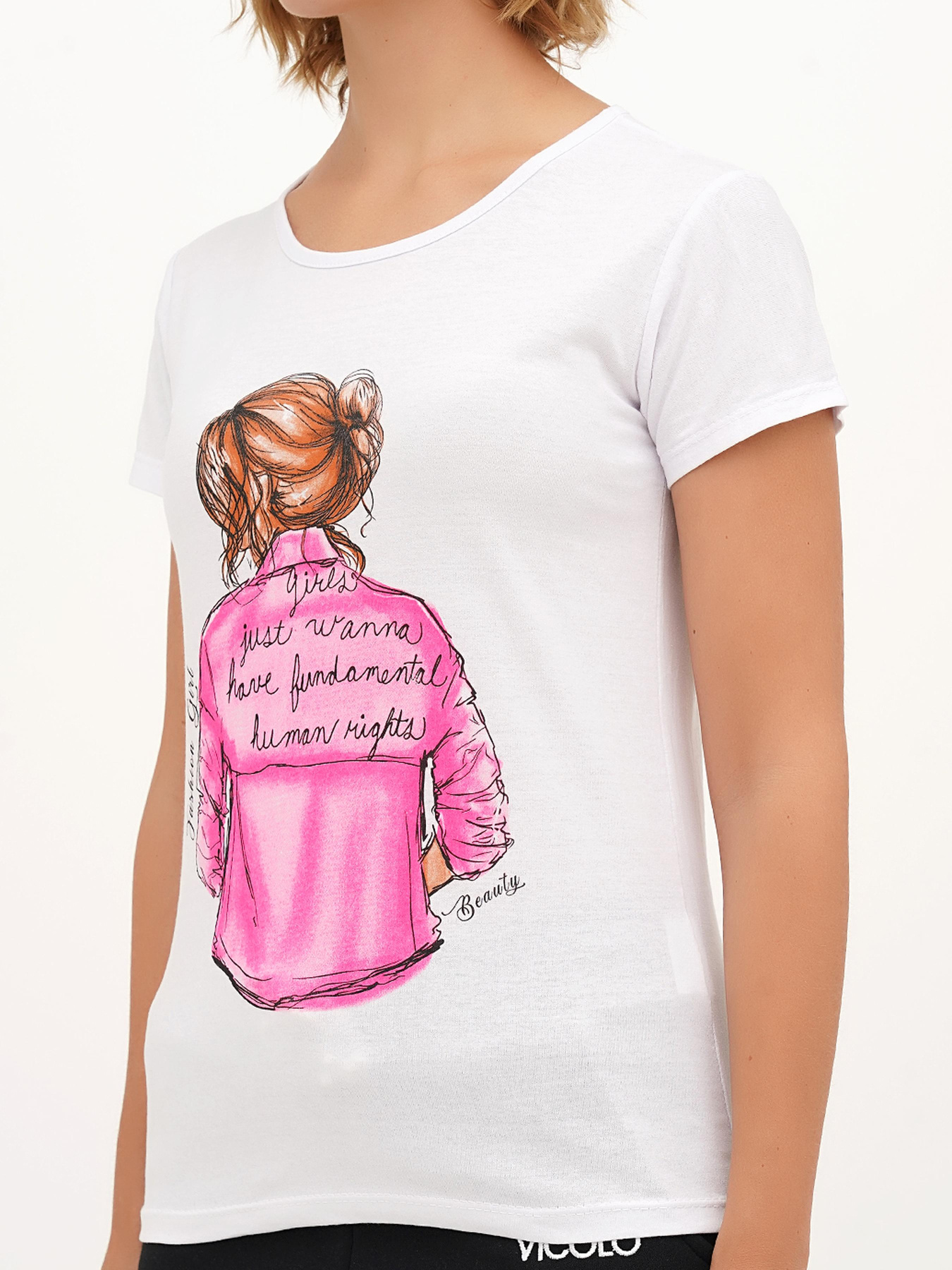 Футболка London Look модель 202-LL-10580_белый Фото