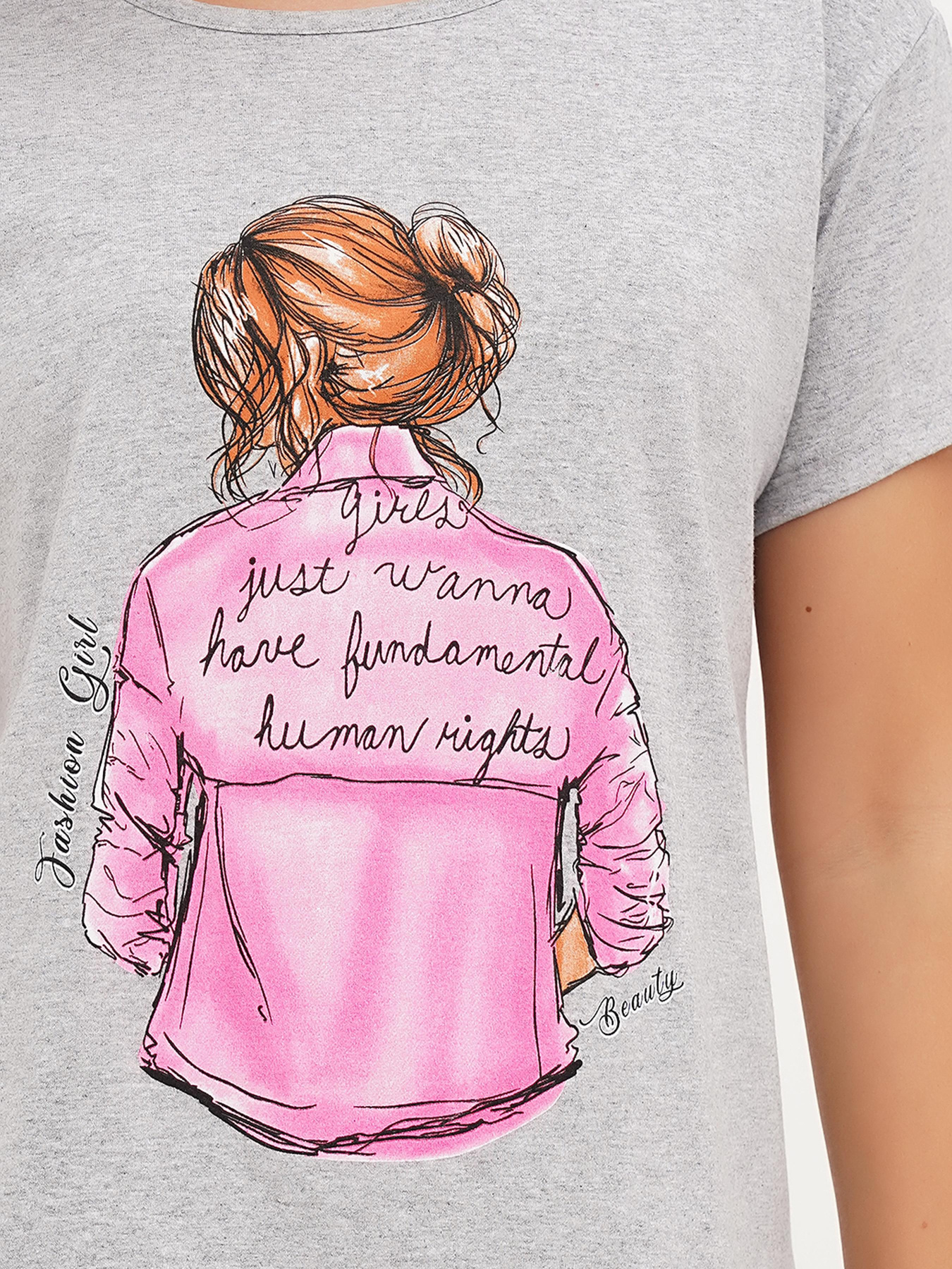 Футболка London Look модель 202-LL-10580_серый Фото