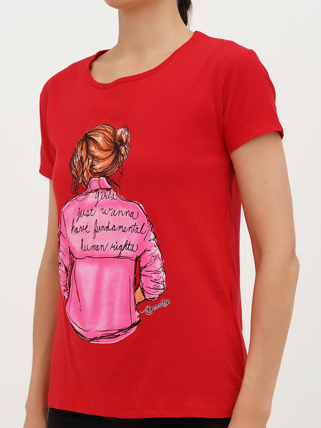 Футболка London Look модель 202-LL-10580_красный Фото