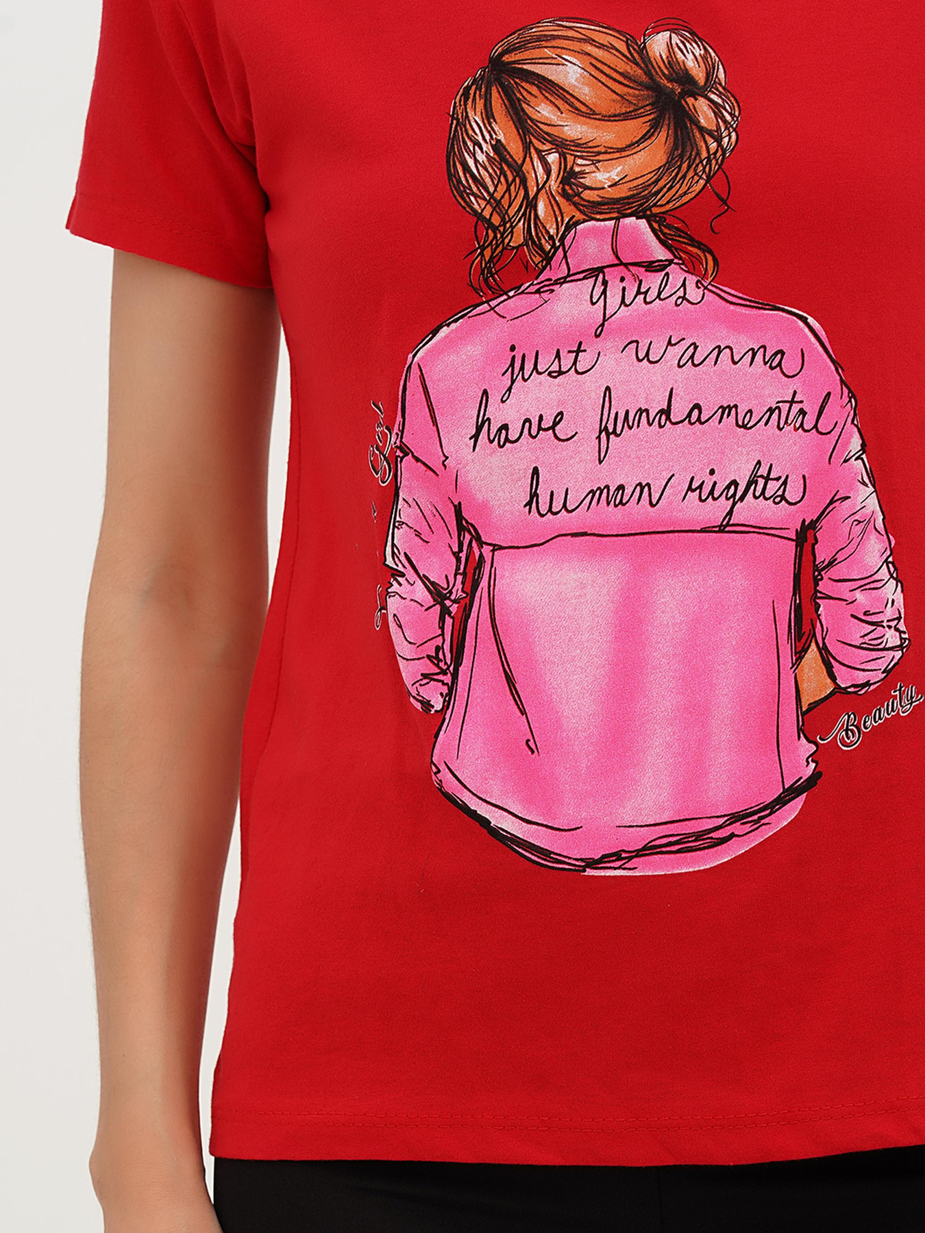 Футболка London Look модель 202-LL-10580_красный Фото