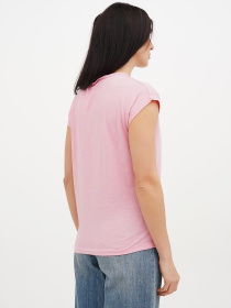 Футболка London Look модель 202-LL-10539_розовый Фото