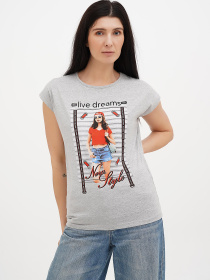 Футболка London Look модель 202-LL-10539_серый Фото