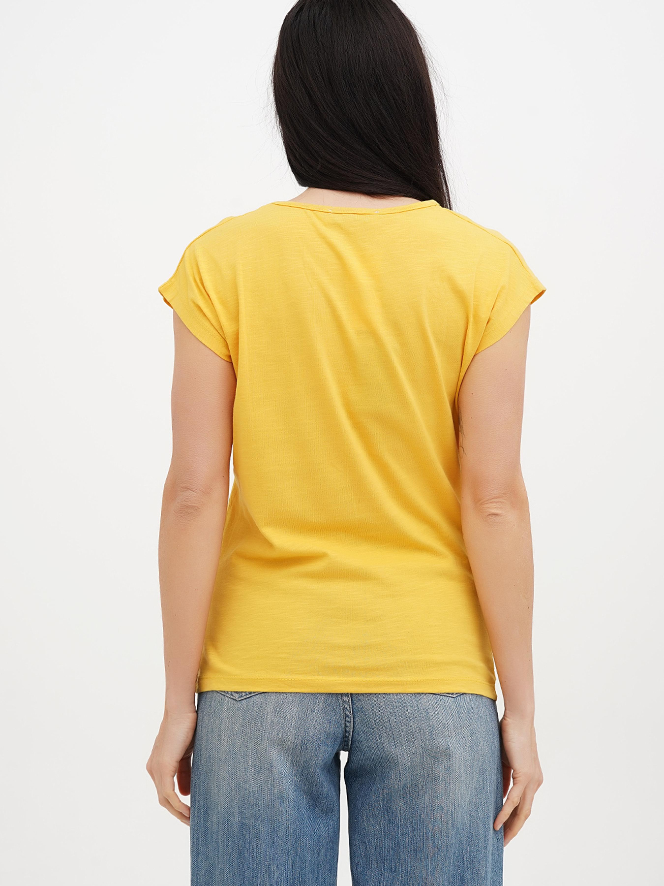 Футболка London Look модель 202-LL-10539_желтый Фото