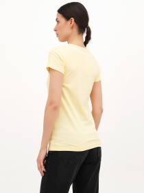 Футболка London Look модель 202-LL-10588_желтый Футболка London Look модель 202-LL-10588_желтый Фото