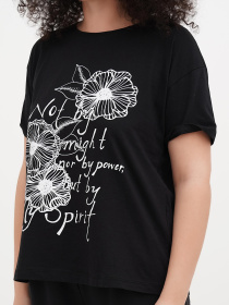 Футболка London Look модель 222-LL-2874_черный Фото