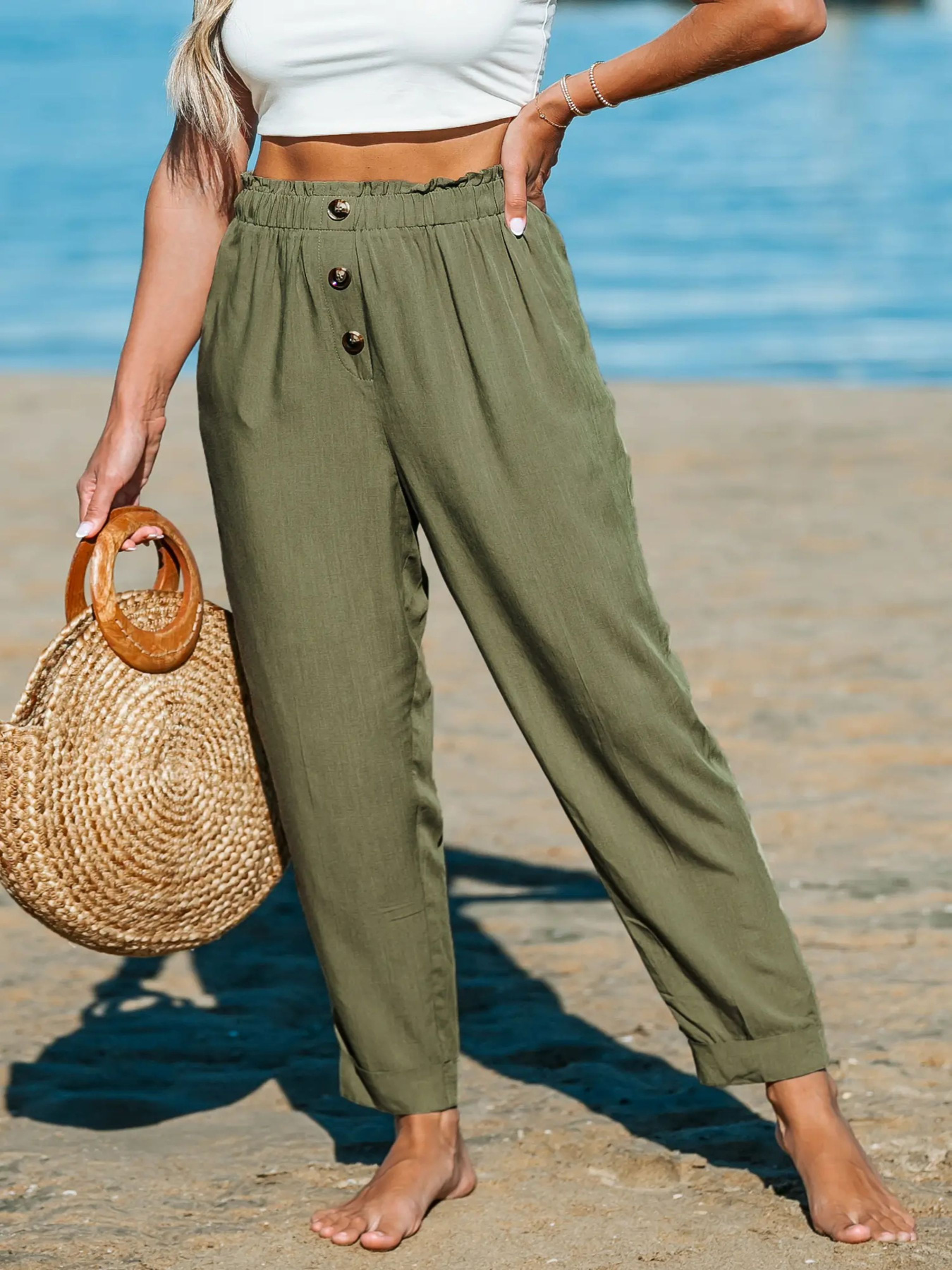 Повсякденні штани Cupshe модель 76651 Фото