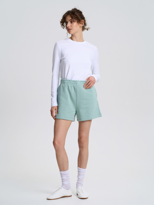 Повседневные шорты Роза модель 231112_turquoise Фото