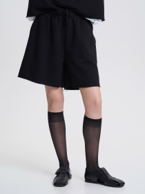 Повседневные шорты Роза модель 240612_black Фото