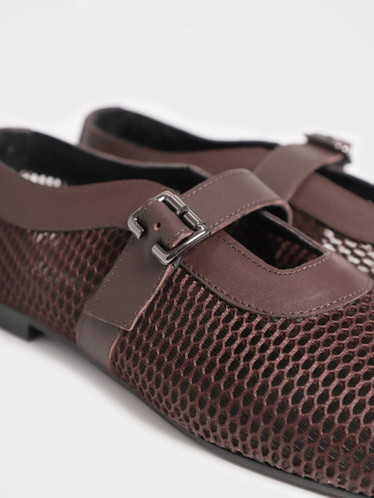 Балетки Жіночі модель 447-04-BROWN — фото 3 - INTERTOP