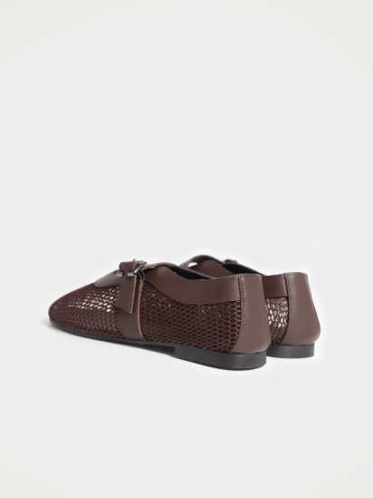 Балетки Жіночі модель 447-04-BROWN — фото 4 - INTERTOP