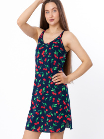 Ночная рубашка Носи своє модель 8419-002-vishnq-chornilxno-sinj Фото