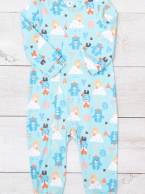 Нательный комбинезон Носи своє модель 5076-016-4-zvrqta-svtlij-mentol Фото