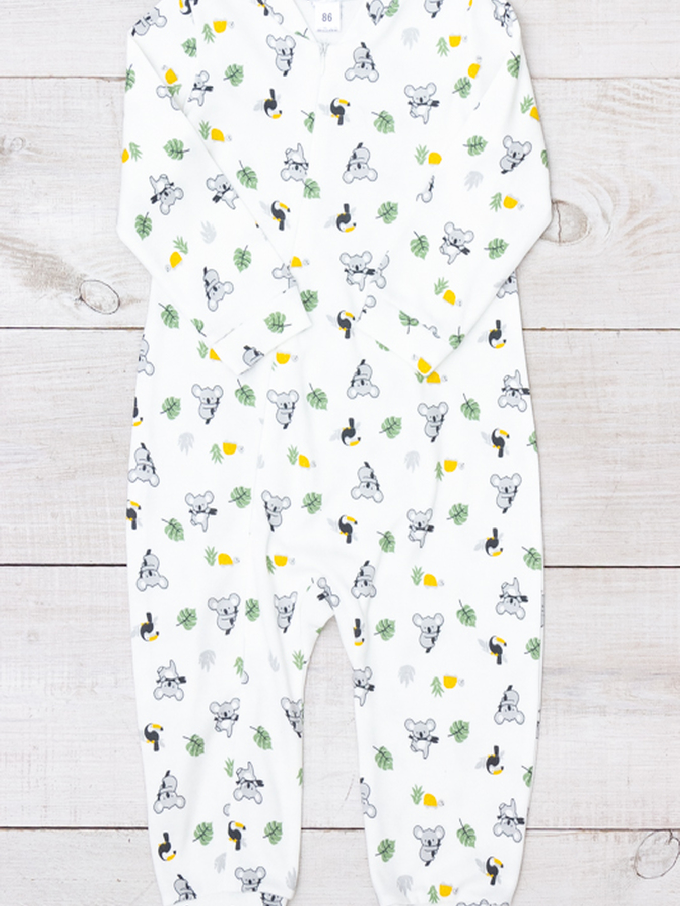 Нательный комбинезон Носи своє модель 5076-016-4-koala-molochnij Фото