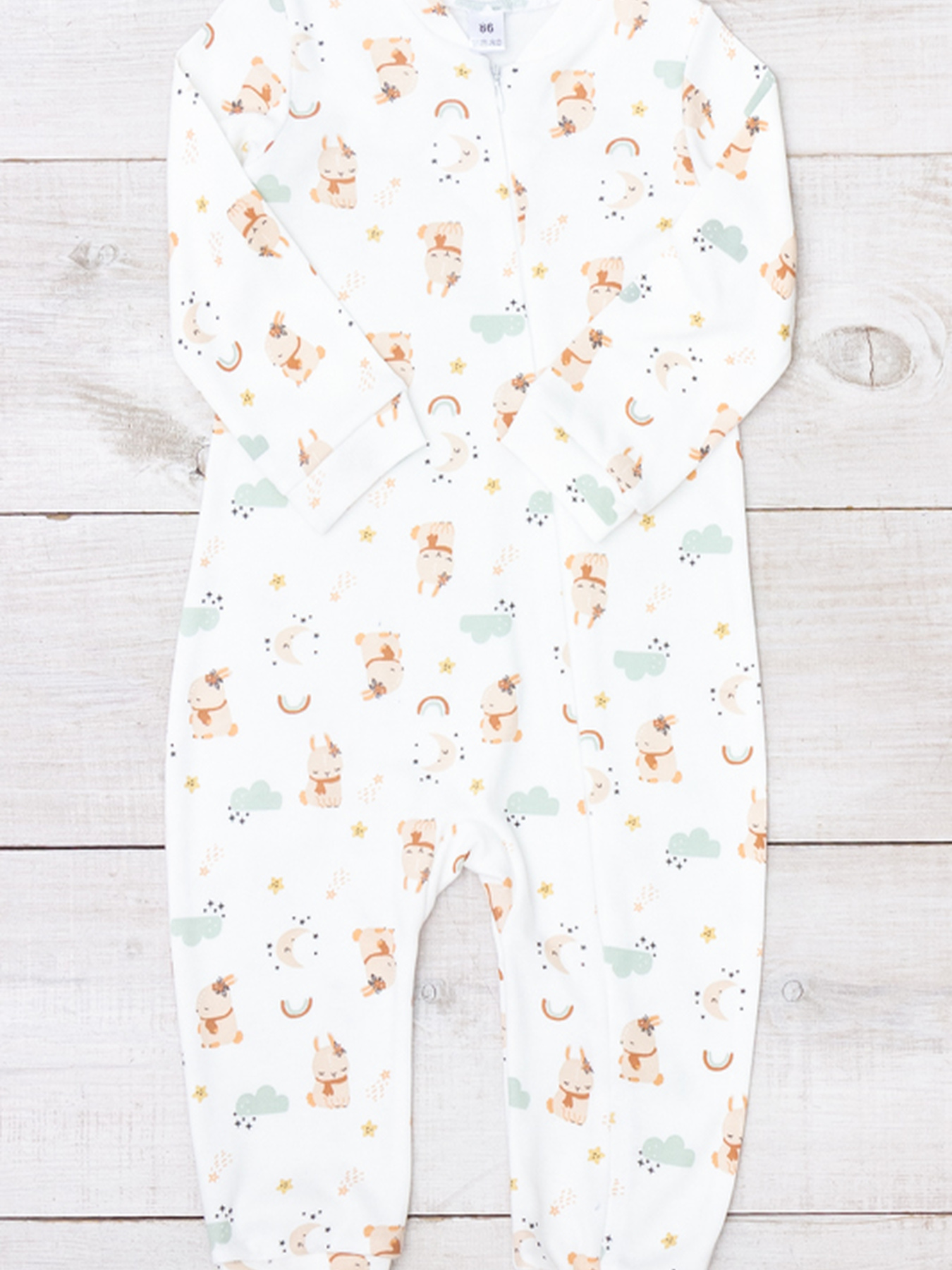 Нательный комбинезон Носи своє модель 5076-016-5-zajka-molochnij Фото