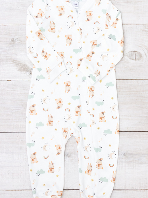 Нательный комбинезон Носи своє модель 5076-016-5-zajka-molochnij Фото