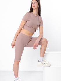 Повседневный костюм Носи своє модель 6381-103-1-kava Фото