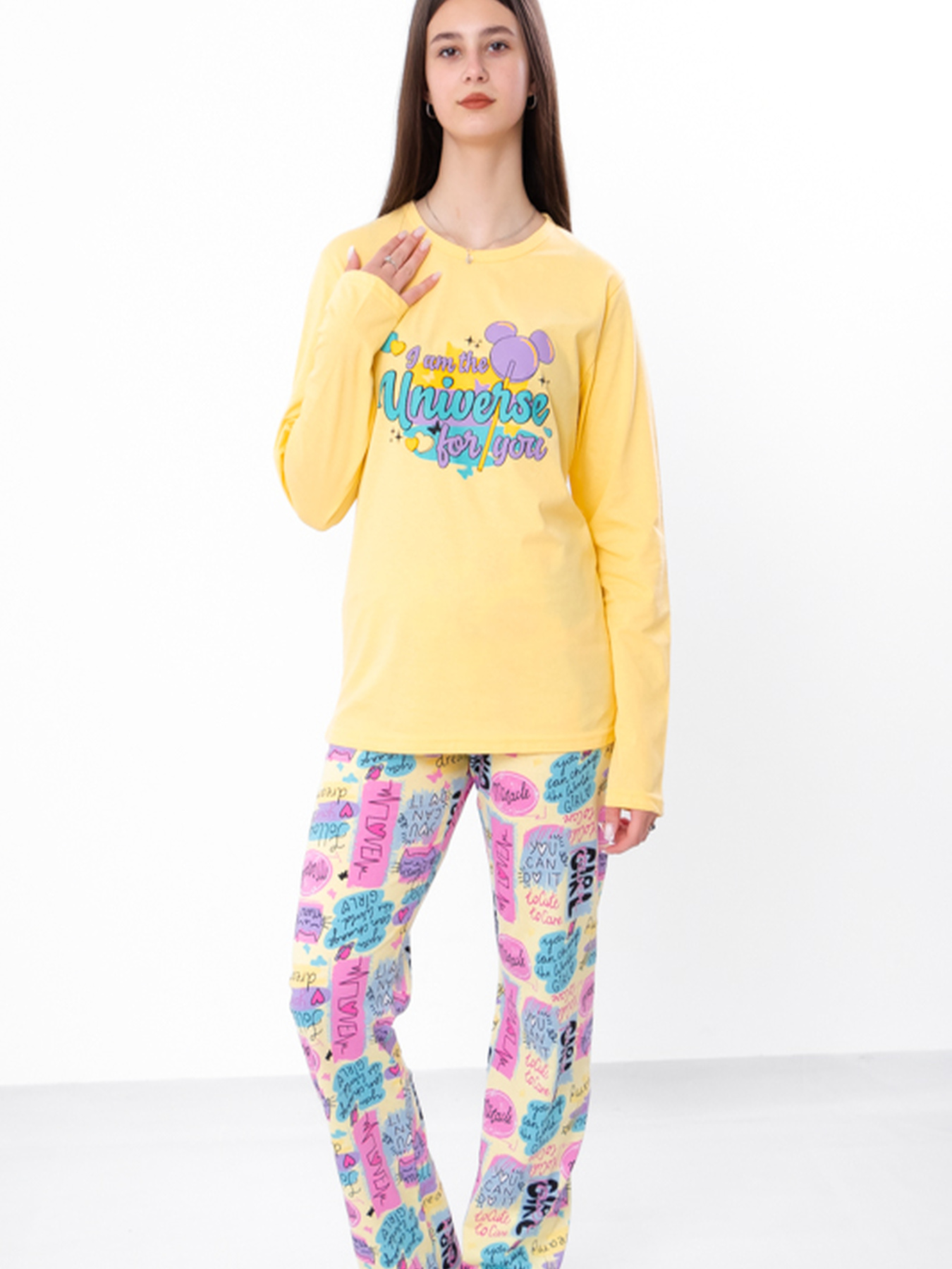 Піжама Носи своє Модель 6347-002-33-2-universe-svtlo-psochnij Фото