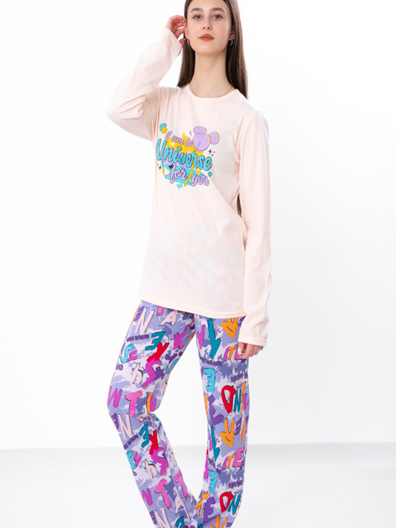 Пижама Носи своє модель 6347-002-33-2-universe-persikova-vanlx Фото