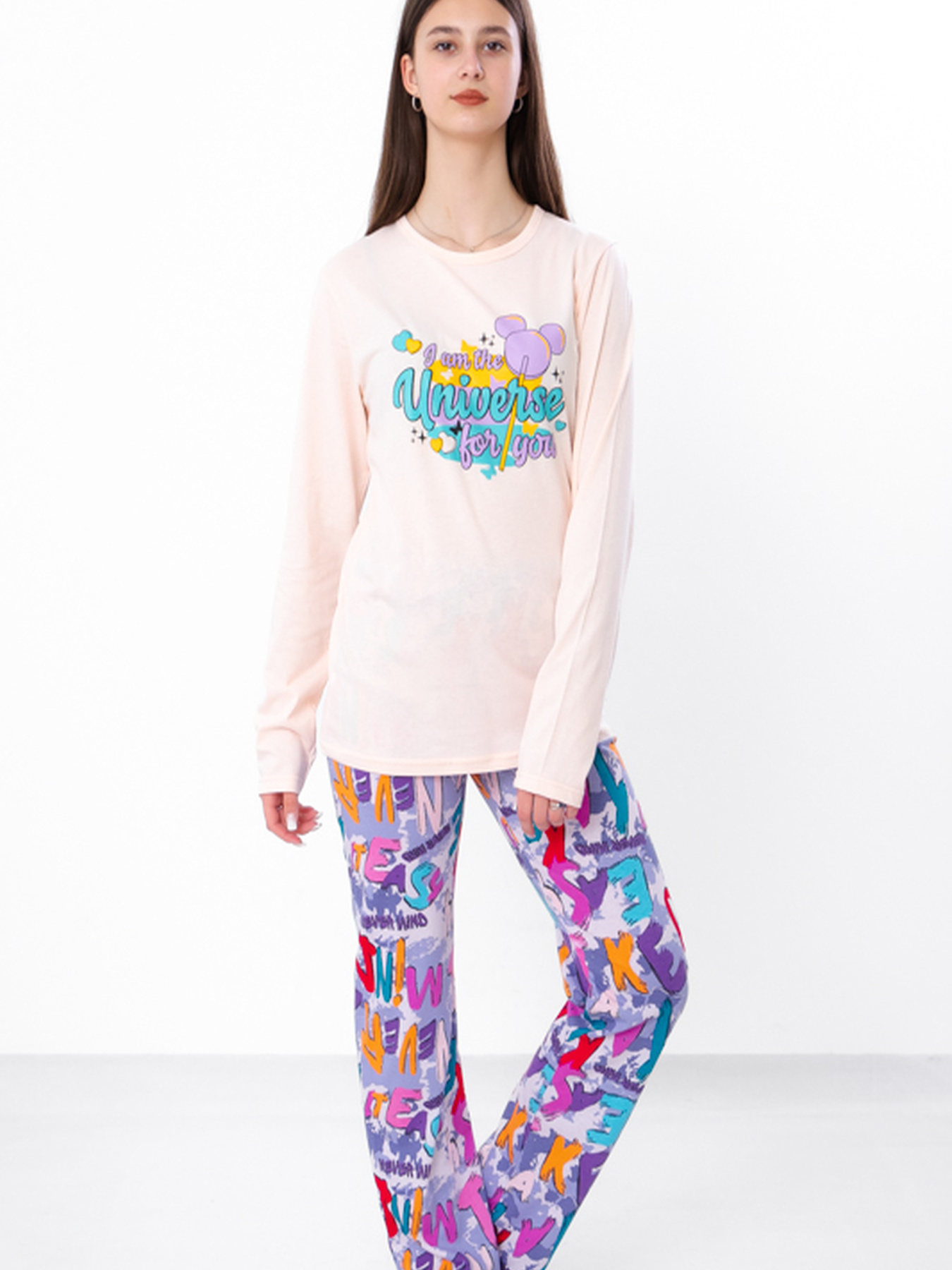 Пижама Носи своє модель 6347-002-33-2-universe-persikova-vanlx Фото