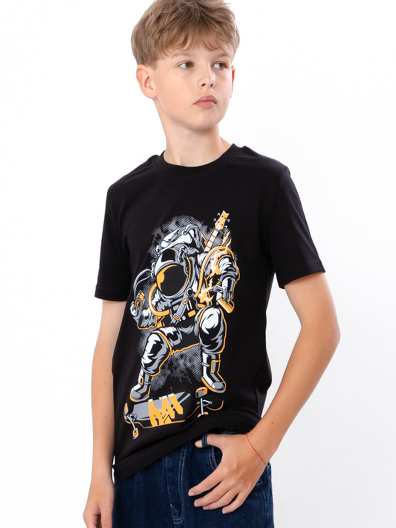 Футболка Носи своє модель 6021-4-chornij-kosmonavt Фото