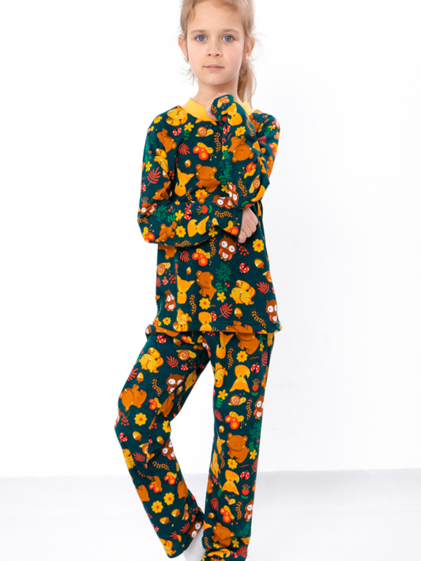 Пижама Носи своє модель 6076-002-5-zvrqta-temno-smaragdovij Пижама Носи своє модель 6076-002-5-zvrqta-temno-smaragdovij Фото