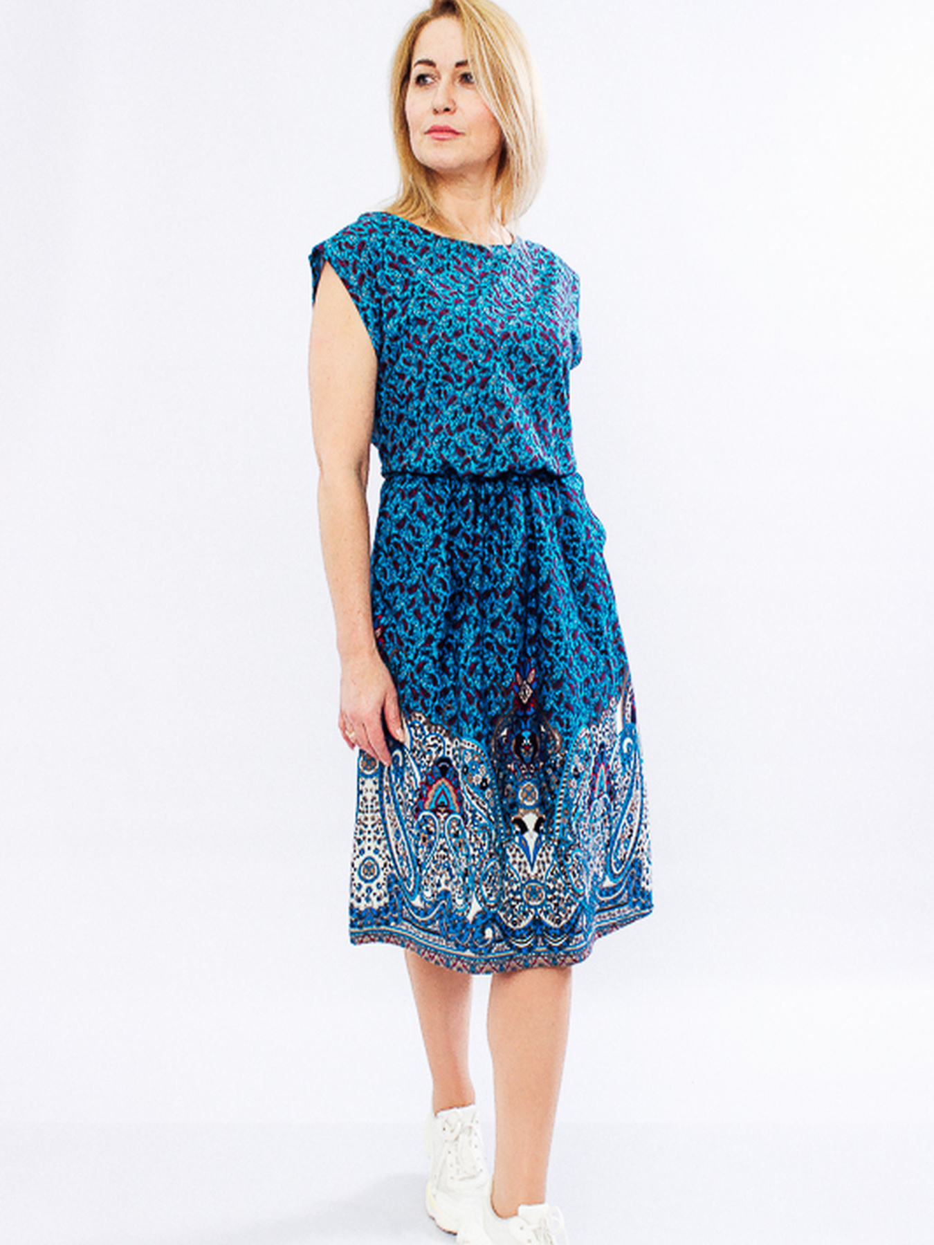 Платье миди Носи своє модель 8068-005-bryuzovij-turecxk-vzerunok Фото