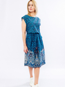 Платье миди Носи своє модель 8068-005-bryuzovij-turecxk-vzerunok Фото