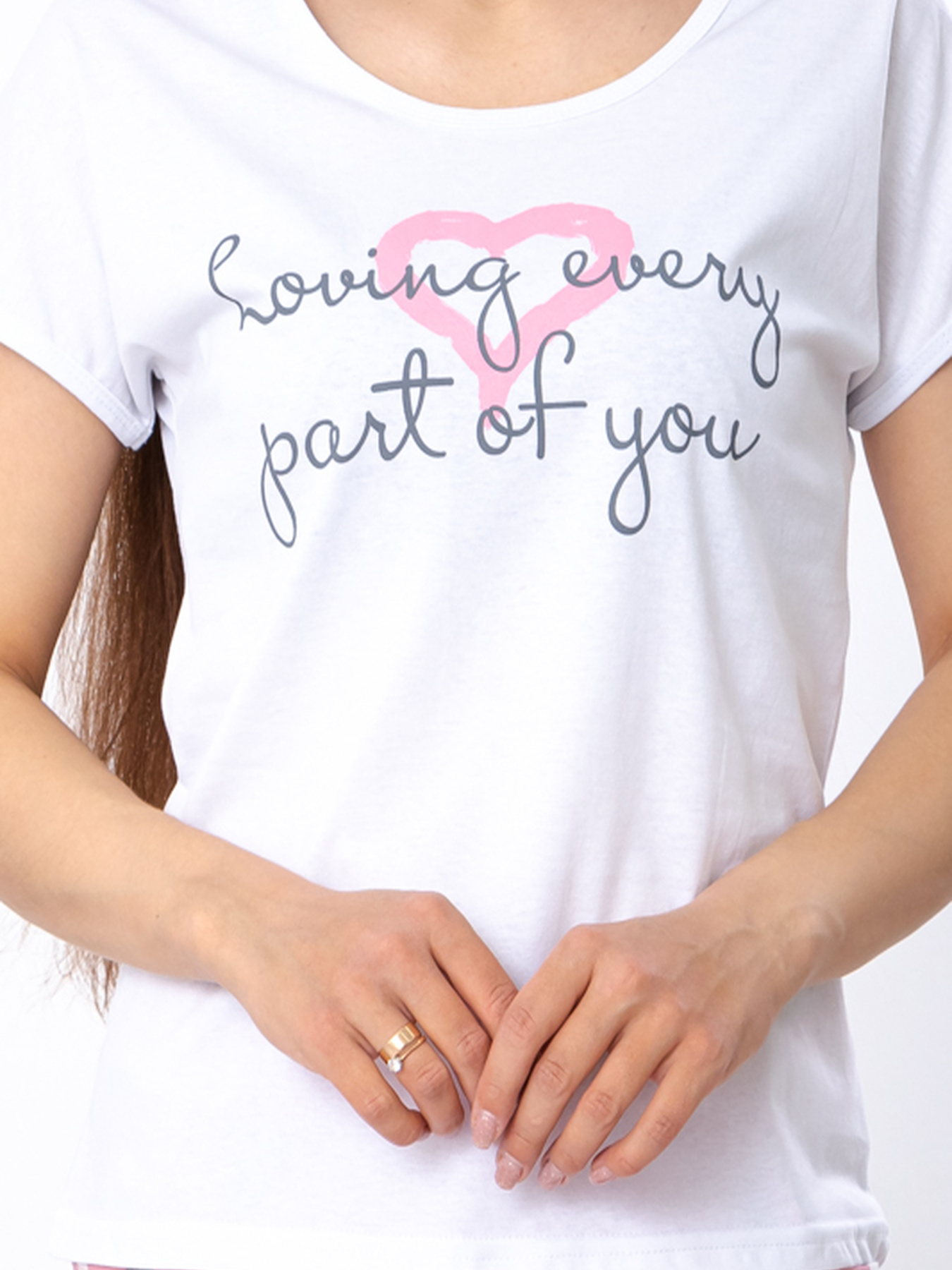 Пижама Носи своє модель 8071-002-33-serdechka-svtla-pudra Фото