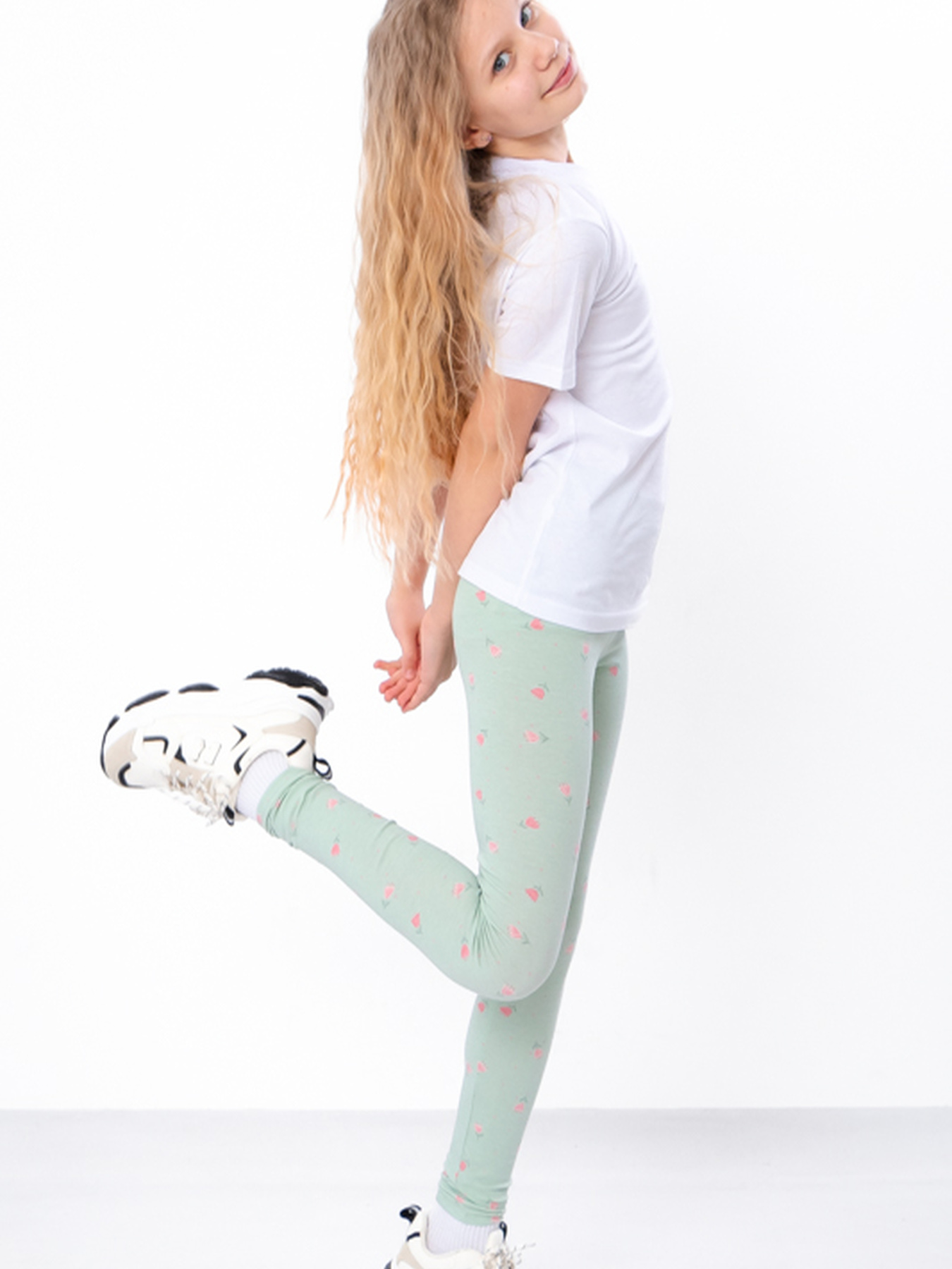 Леггинсы Носи своє модель 6000-043-tyulxpani-sro-zelenij Фото