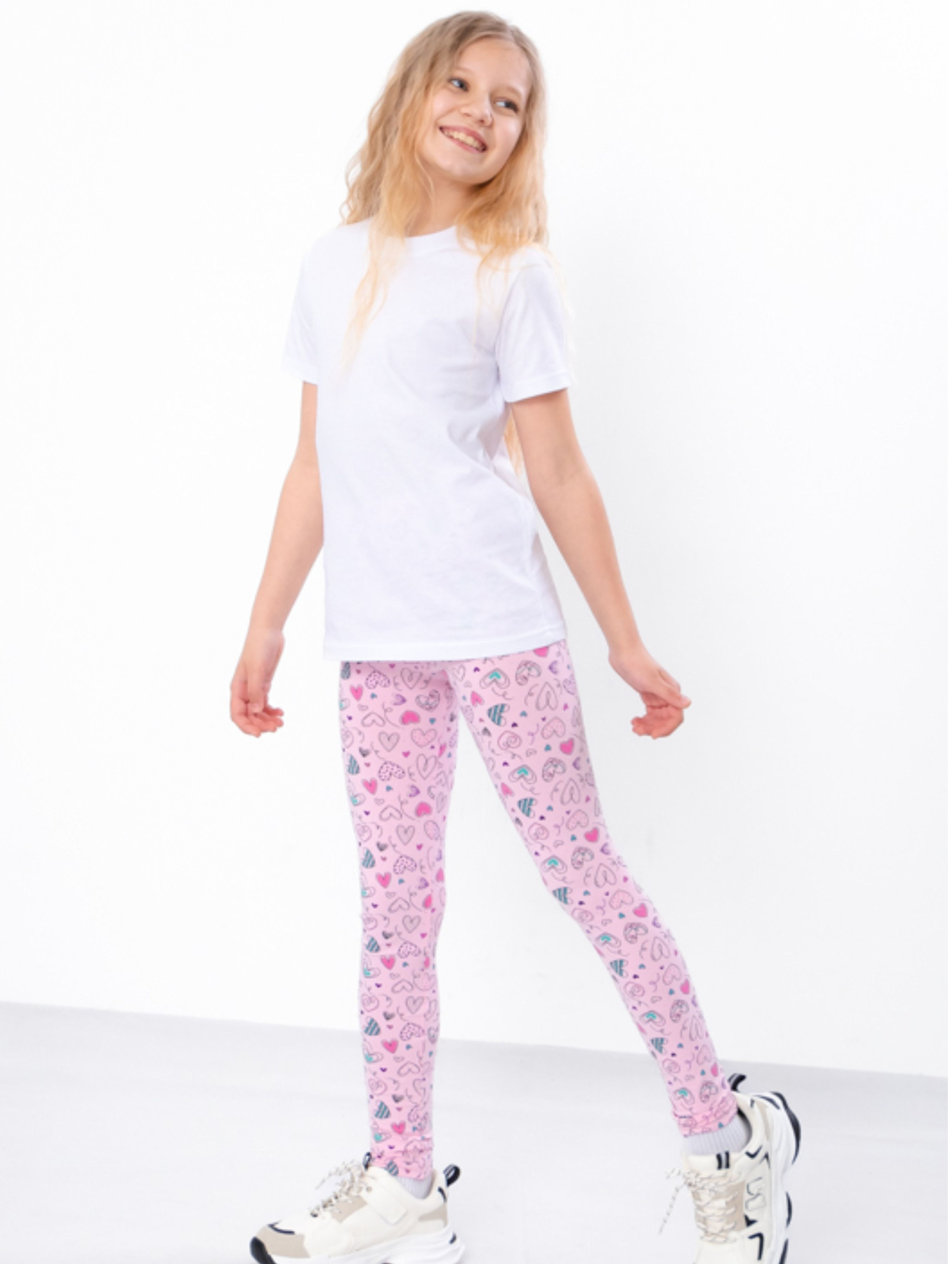 Леггинсы Носи своє модель 6000-043-serdechka-sakura Леггинсы Носи своє модель 6000-043-serdechka-sakura Фото