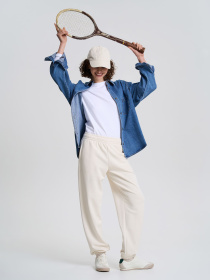 Джоггеры Роза модель 231025_beige Фото