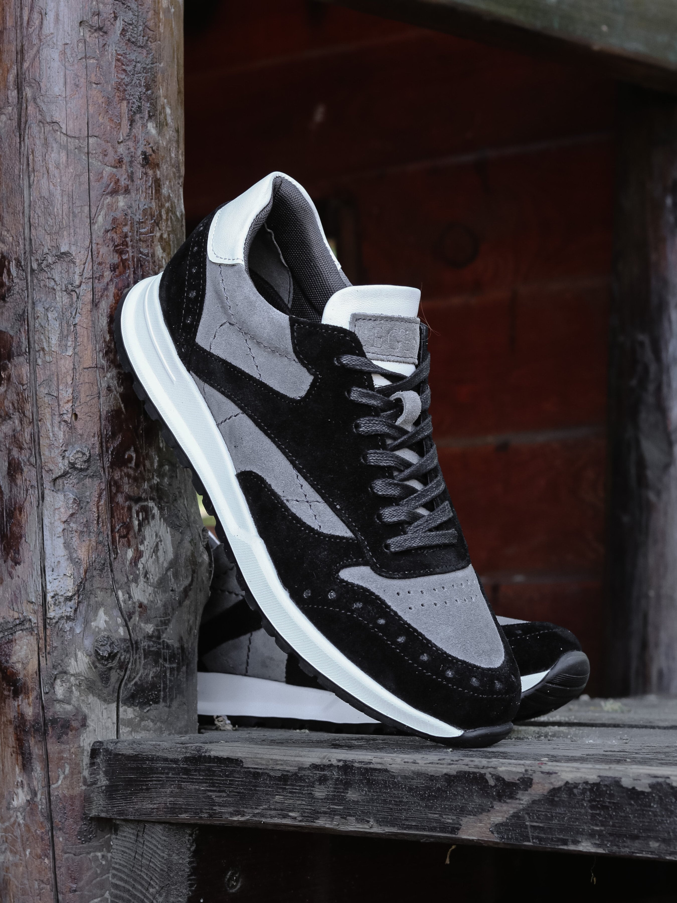 Кроссовки Legessy модель BRUNO_BLACK_AND_GREY Фото