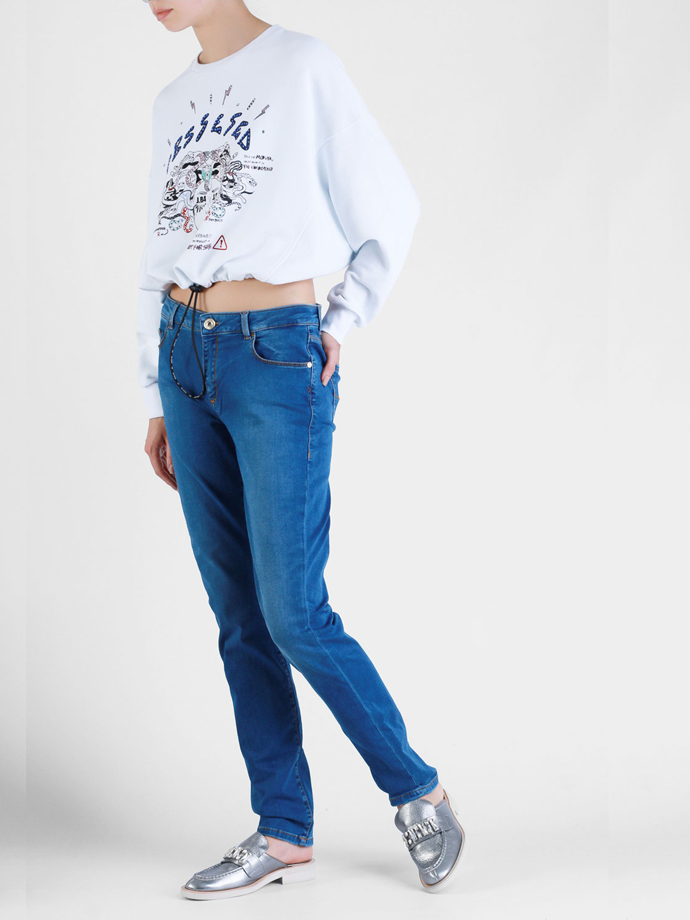 Скинни джинсы Trussardi Jeans модель 56J000011T003648U265 Фото