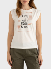 Футболка Fred Mello модель FW24S01TU_OFF.WHITE Фото