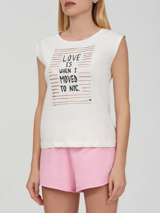 Футболка Fred Mello модель FW24S01TU_OFF.WHITE Фото