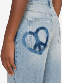 Расклешенные джинсы Moschino модель 242K2A032387201303 Фото