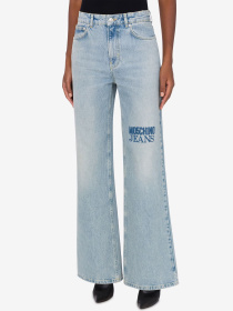 Расклешенные джинсы Moschino модель 242K2A032387201303 Фото