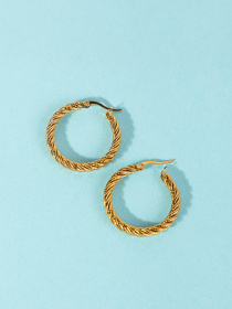 Серьги-кольца Famo модель SER-DM-20069-32_01 Фото