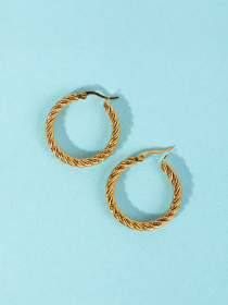 Серьги-кольца Famo модель SER-DM-20069-32_01 Фото