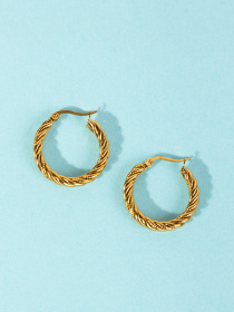 Серьги-кольца Famo модель SER-DM-20069-31_01 Фото