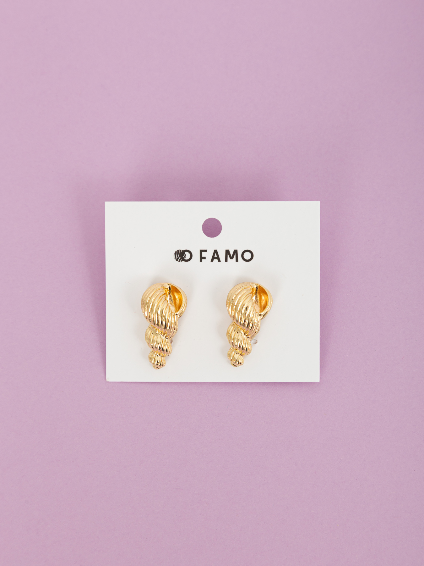 Серьги-гвоздики Famo модель SER-UZG-751_01 Фото